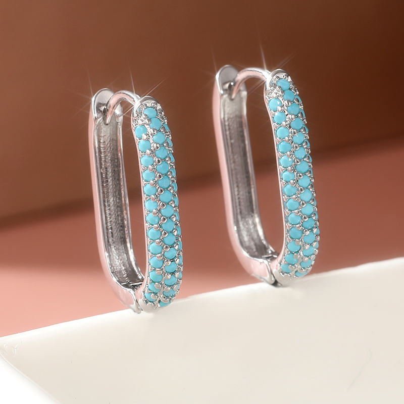 Exquisite Inlay-Ohrringe mit T – Turquoise Stone Ring Bewertung und Preis