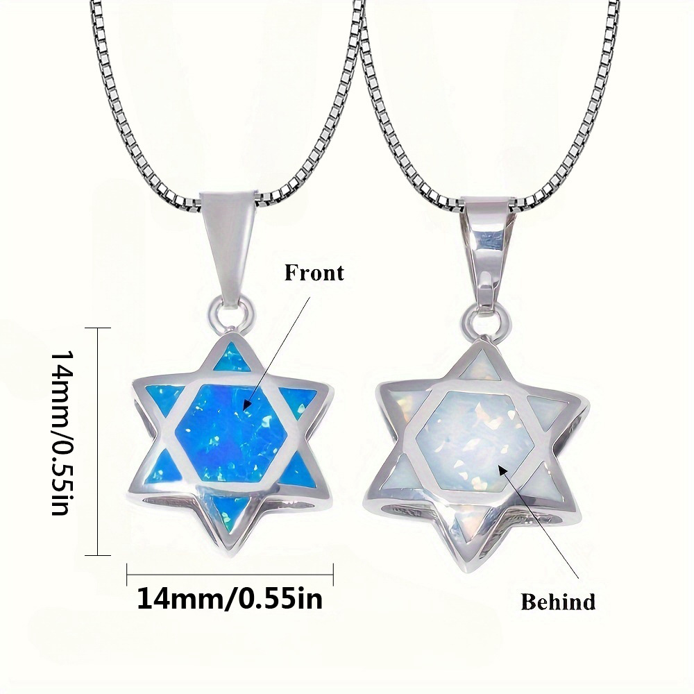Davidstern Opal Anhänger Halsk – Jewelry & Watches Bench Bewertung und Preis