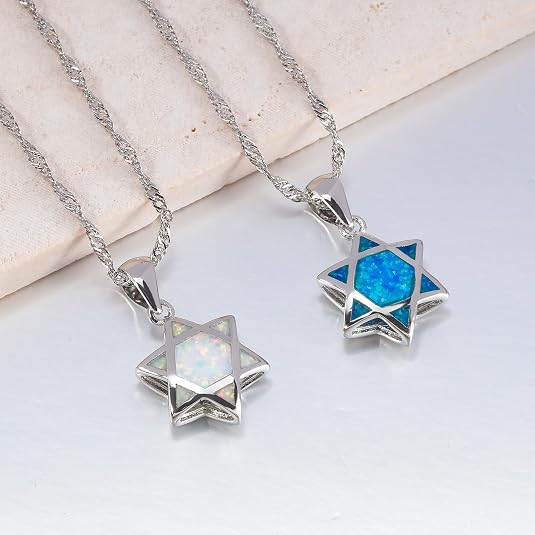 Davidstern Opal Anhänger Halsk – Jewelry & Watches Bench Bewertung und Preis