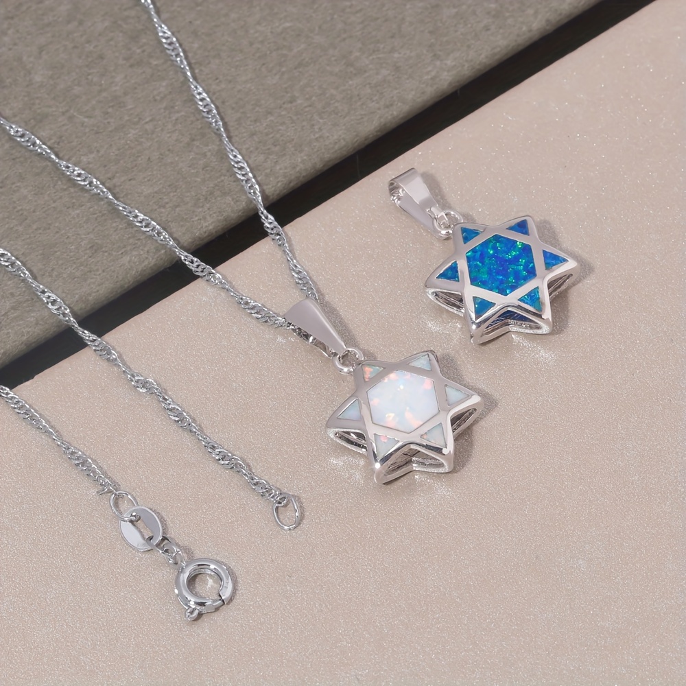Davidstern Opal Anhänger Halsk – Jewelry & Watches Bench Bewertung und Preis